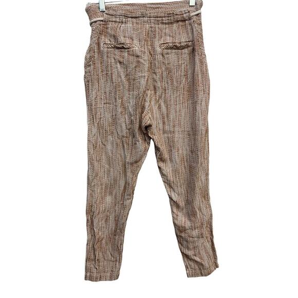 Free People Womens Light at Sunrise Cotton Knit Cropped Pants SZ 4 - Picture 3 of 9